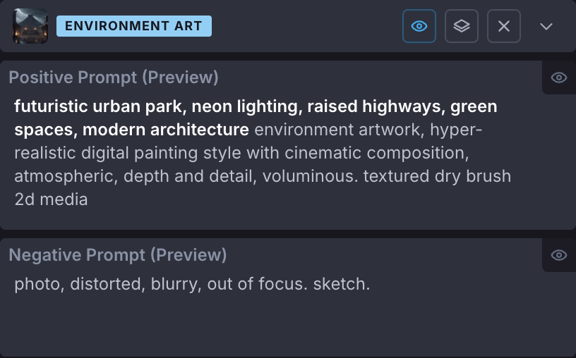 模板提示词预览