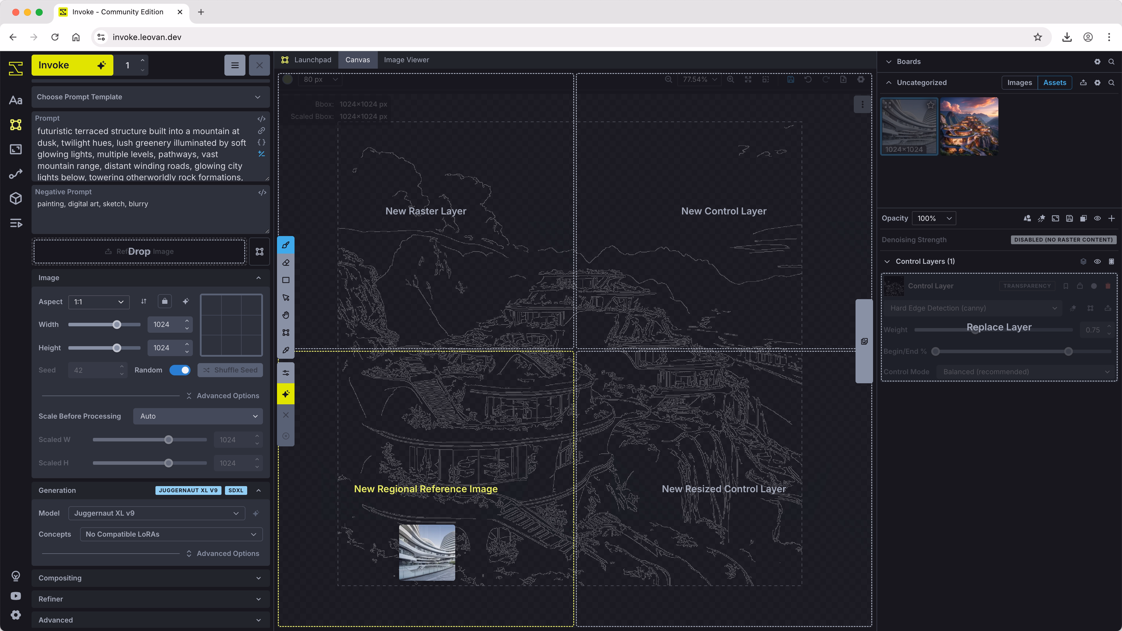 创建局部参考图片